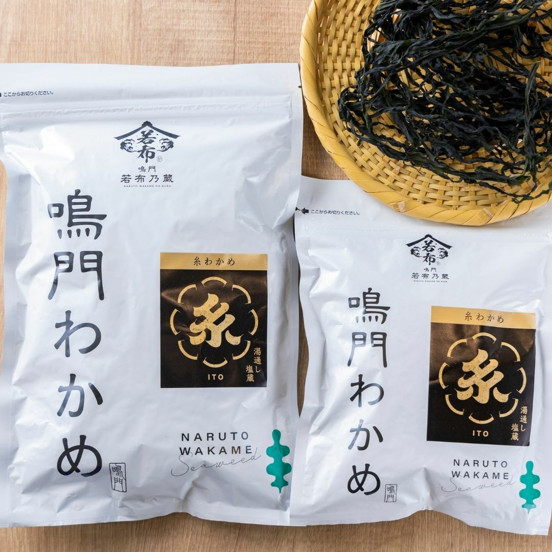 わかめ　山葡萄の蔓　Ａ級1400g 佐藤松さんの糸わかめ | 道の駅くるくるなるとｵﾝﾗｲﾝｼｮｯﾌﾟ